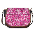 Breast Cancer Awareness Symbol Print Saddle Bag