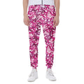 Breast Cancer Awareness Symbol Print Joggers