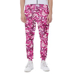 Breast Cancer Awareness Symbol Print Scuba Joggers