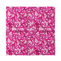 Breast Cancer Awareness Symbol Print Silk Bandana