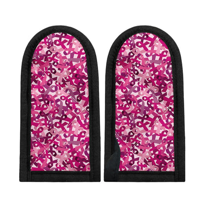 Breast Cancer Awareness Symbol Print Skillet Handle Cover