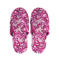 Breast Cancer Awareness Symbol Print Slippers
