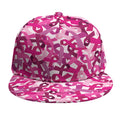 Breast Cancer Awareness Symbol Print Snapback Cap