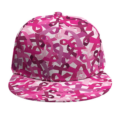 Breast Cancer Awareness Symbol Print Snapback Cap