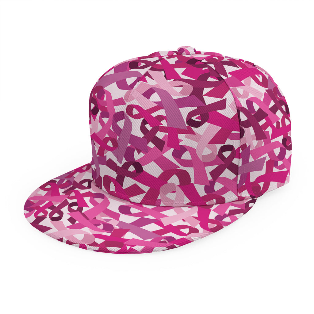 Breast Cancer Awareness Symbol Print Snapback Cap