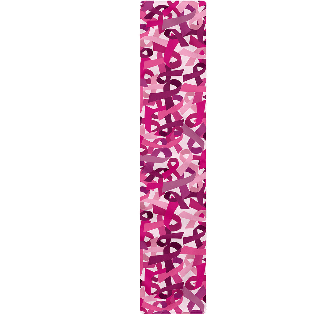 Breast Cancer Awareness Symbol Print Table Runner