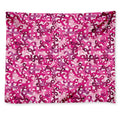 Breast Cancer Awareness Symbol Print Tapestry