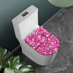 Breast Cancer Awareness Symbol Print Toilet Lid Cover