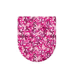 Breast Cancer Awareness Symbol Print Toilet Lid Cover