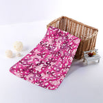 Breast Cancer Awareness Symbol Print Towel