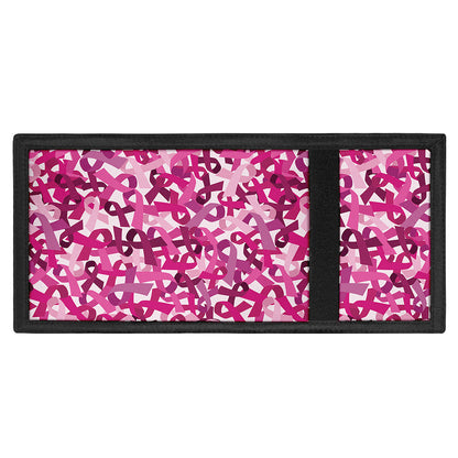 Breast Cancer Awareness Symbol Print Trifold Wallet