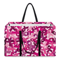 Breast Cancer Awareness Symbol Print Utility Tote Bag