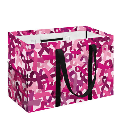 Breast Cancer Awareness Symbol Print Utility Tote Bag