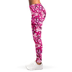 Breast Cancer Awareness Symbol Print Women's Leggings