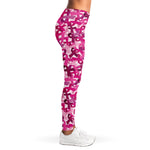 Breast Cancer Awareness Symbol Print Women's Leggings
