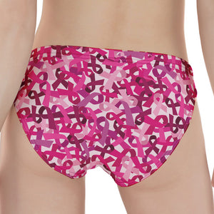 Breast Cancer Awareness Symbol Print Women's Panties