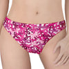 Breast Cancer Awareness Symbol Print Women's Thong