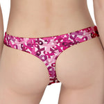 Breast Cancer Awareness Symbol Print Women's Thong