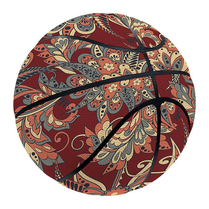 Brick Floral Bohemian Pattern Print Basketball