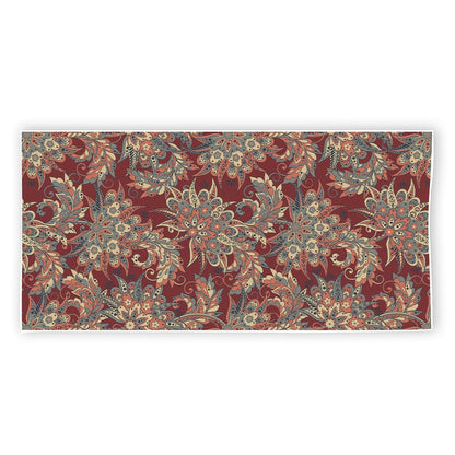 Brick Floral Bohemian Pattern Print Beach Towel