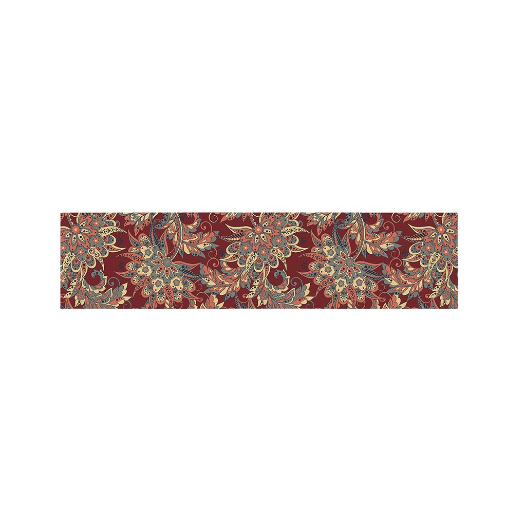 Brick Floral Bohemian Pattern Print Bed Runner
