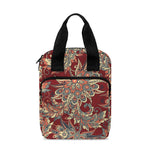 Brick Floral Bohemian Pattern Print Bible Tote Bag
