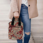 Brick Floral Bohemian Pattern Print Bible Tote Bag