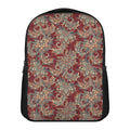 Brick Floral Bohemian Pattern Print Casual Backpack