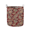 Brick Floral Bohemian Pattern Print Collapsible Laundry Basket