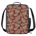 Brick Floral Bohemian Pattern Print Crossbody Lunch Bag