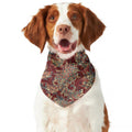Brick Floral Bohemian Pattern Print Dog Bandana