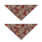 Brick Floral Bohemian Pattern Print Dog Bandana