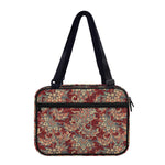 Brick Floral Bohemian Pattern Print Double Strap Bible Bag