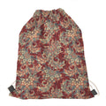 Brick Floral Bohemian Pattern Print Drawstring Bag