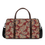 Brick Floral Bohemian Pattern Print Duffle Bag
