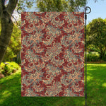 Brick Floral Bohemian Pattern Print Garden Flag