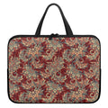 Brick Floral Bohemian Pattern Print Laptop Sleeve With Handle