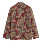 Brick Floral Bohemian Pattern Print Men's Blazer
