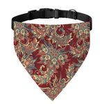 Brick Floral Bohemian Pattern Print Over The Collar Dog Bandana