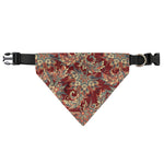 Brick Floral Bohemian Pattern Print Over The Collar Dog Bandana