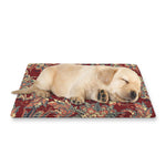 Brick Floral Bohemian Pattern Print Pet Cooling Mat Cover