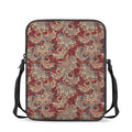 Brick Floral Bohemian Pattern Print Rectangular Crossbody Bag