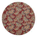 Brick Floral Bohemian Pattern Print Round Blanket