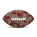 Brick Floral Bohemian Pattern Print Rugby Ball