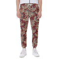 Brick Floral Bohemian Pattern Print Joggers