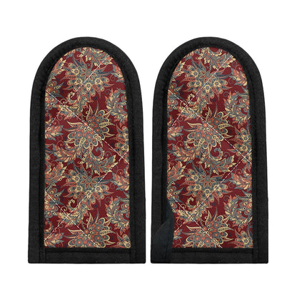 Brick Floral Bohemian Pattern Print Skillet Handle Cover