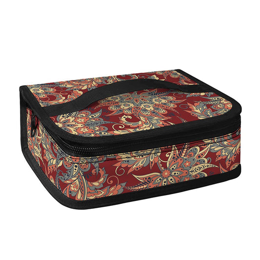 Brick Floral Bohemian Pattern Print Small Lunch Bag