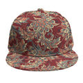 Brick Floral Bohemian Pattern Print Snapback Cap