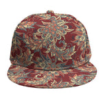 Brick Floral Bohemian Pattern Print Snapback Cap