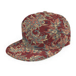 Brick Floral Bohemian Pattern Print Snapback Cap